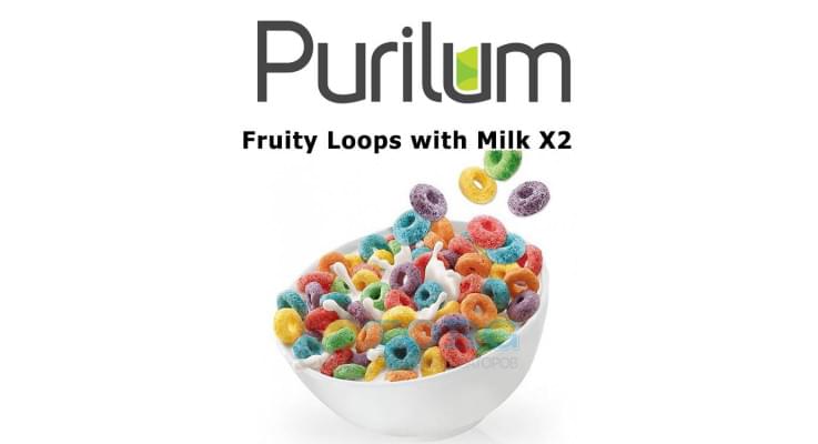 Ароматизатор Purilum Fruity Loops with Milk X2